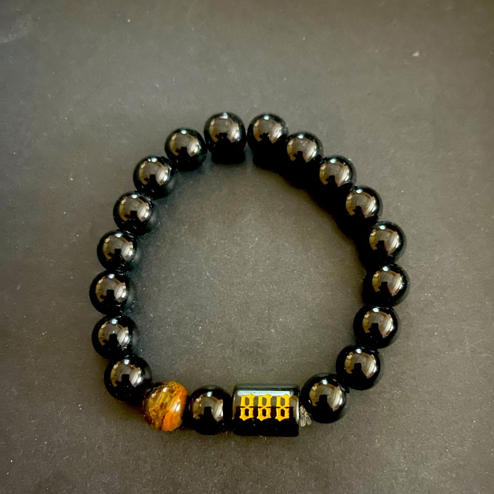 Obsidian tiger eye and 888 universe code